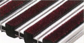 einfach, gefärbt (rot), Alu-Profil