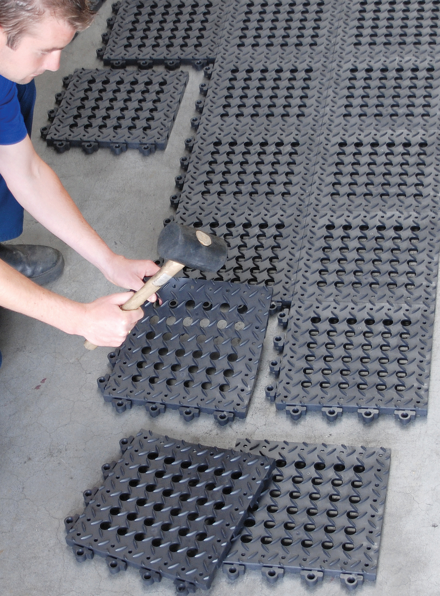 Arbeitsplatzmatte Diamond Flex-Lok™