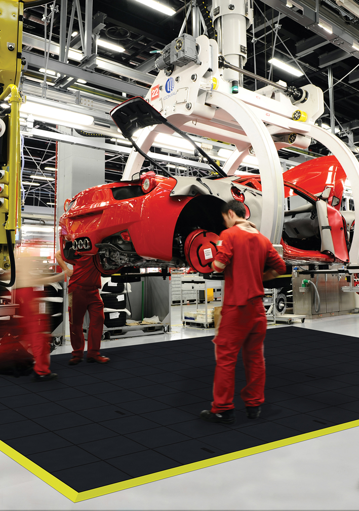 556-cushioneasesolid-situation Arbeitsplatzmatte Niru® Cushion-Ease Solid™ Nitrile