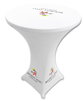 Stretch-Husse für Stehtische